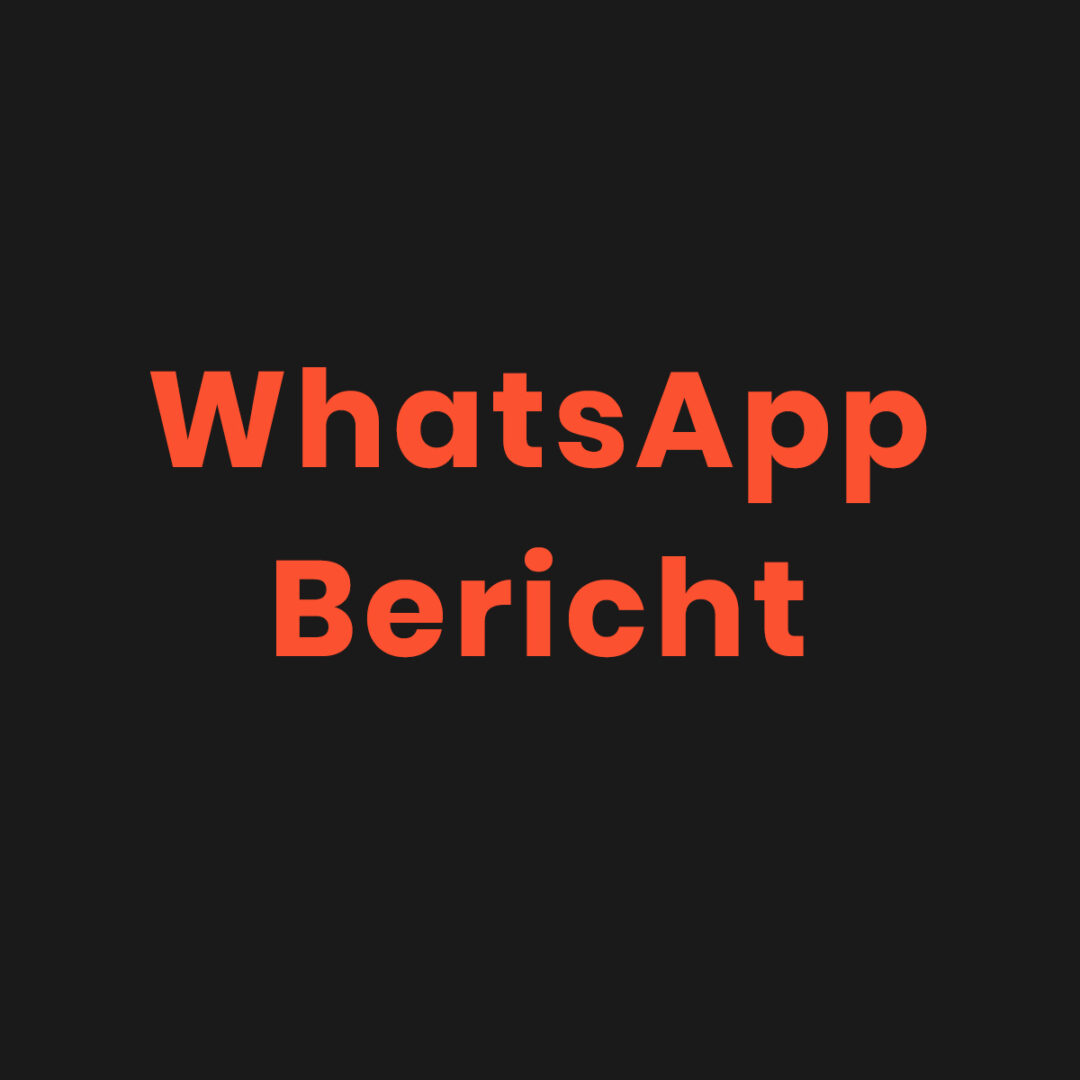 WhatsApp Bericht