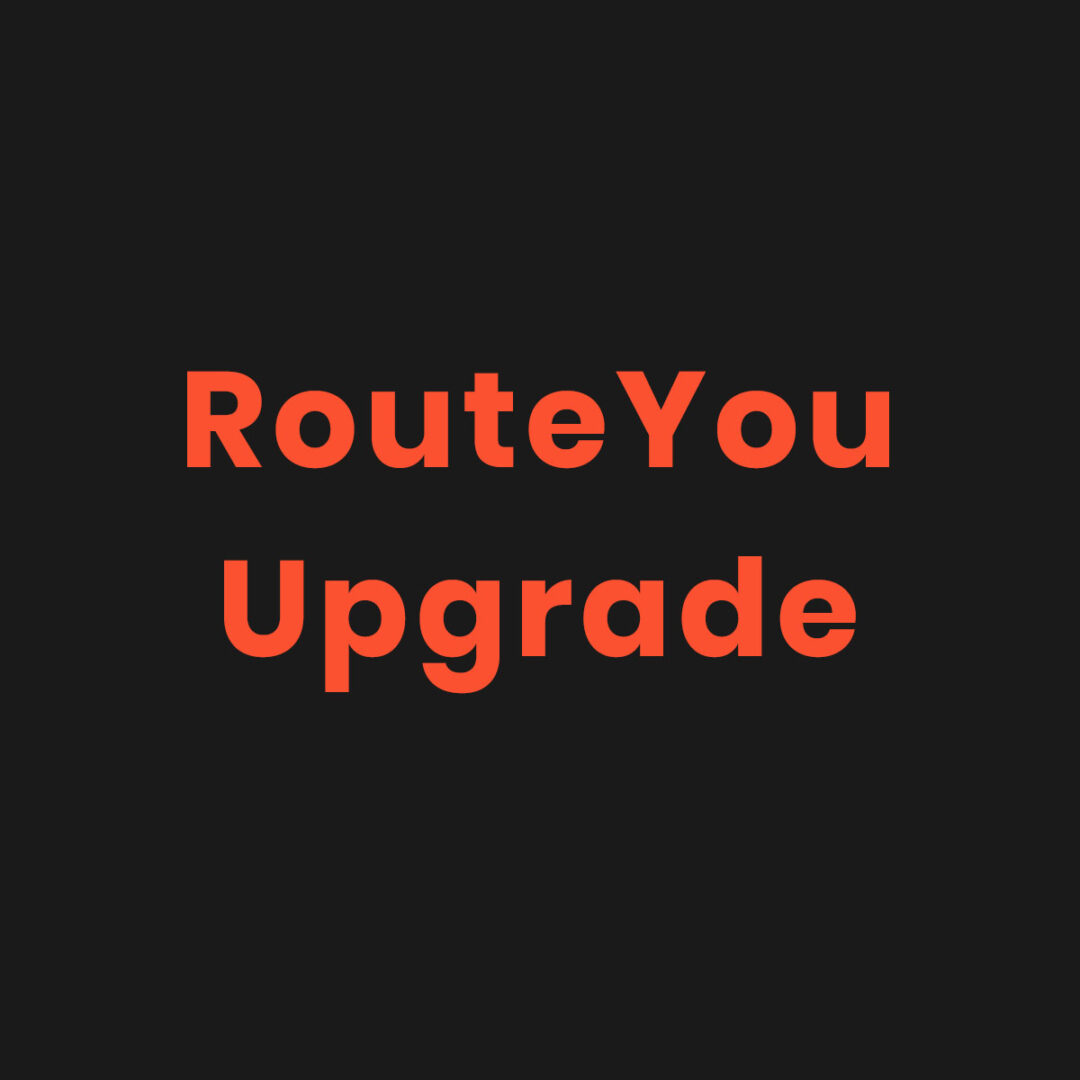RouteYou Upgrade